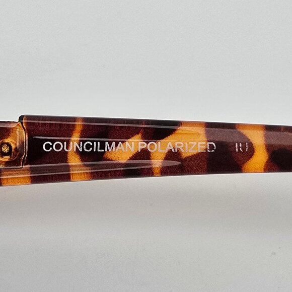 *SOLD* Suncloud Councilman Tortoise Frame Polarized Amber Lens Sunglasses 61mm - Picture 10 of 14